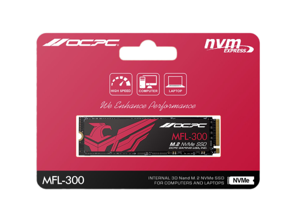 SSD OCPC NVME 512G Gen 3x4 (ĐỌC/GHI 3100 MB/s / 2100 MB/s) MFL-300 512GB - SSDM2PCIEF512G