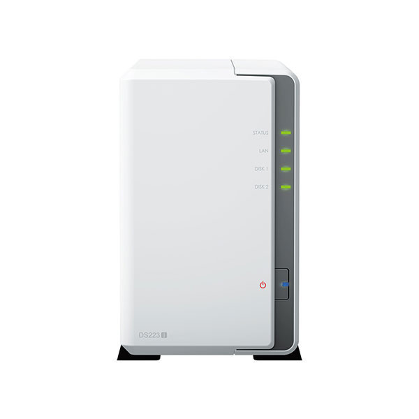 THIẾT BỊ LƯU TRỮ NAS SYNOLOGY DS223J (1GB DDR4, 2 KHAY)