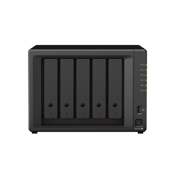 THIẾT BỊ NAS SYNOLOGY DISKSTATION DS1522+ (5 KHAY/DDR4 4GB)