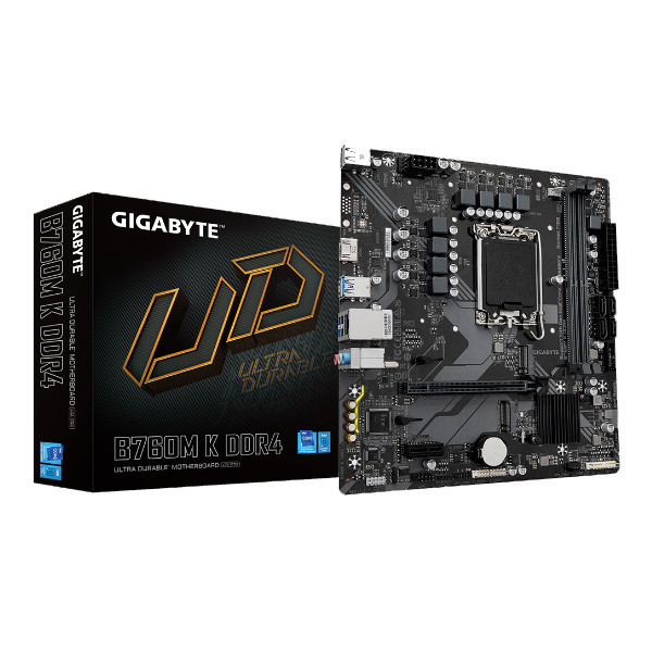 Mainboard Gigabyte B760M K DDR4 (Intel B760/ Socket 1700/ M-ATX/ 2 khe ram/ DDR4)