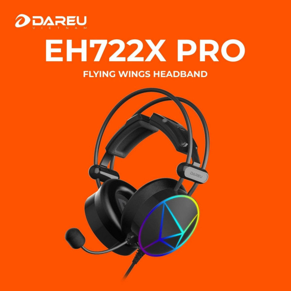 Tai Nghe DareU EH722X Pro 7.1 Black