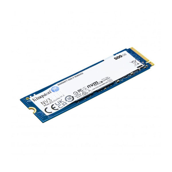 Ổ cứng SSD Kingston SNV3S 500GB NVMe M.2 2280 PCIe Gen 4x4 (Đọc 5000MB/s - Ghi 3000MB/s) - (SNV3S/500G)