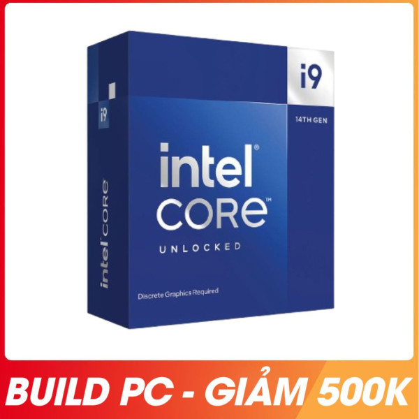 CPU INTEL CORE I9 14900KF TRAY (UP TO 6.0 GHZ, 24 NHÂN 32 LUỒNG, 36MB CACHE, 125W - SOCKET INTEL LGA 1700)