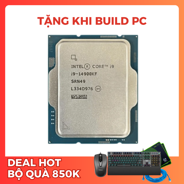 CPU INTEL CORE I9 14900KF TRAY (UP TO 6.0 GHZ, 24 NHÂN 32 LUỒNG, 36MB CACHE, 125W - SOCKET INTEL LGA 1700)