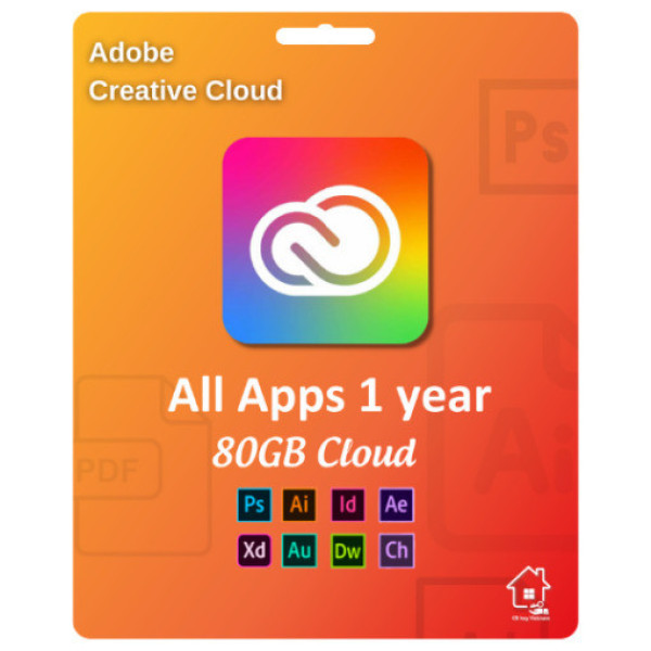 Phần Mềm Adobe All Apps 1 thiết bị