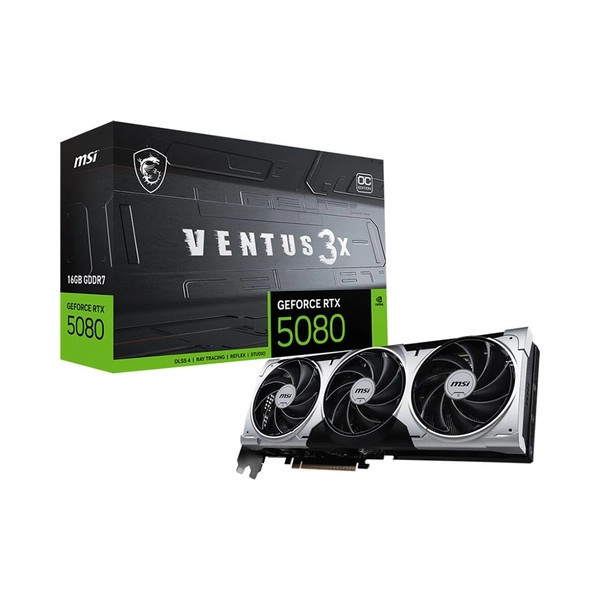 VGA MSI GeForce RTX 5080 16G VENTUS 3X OC PLUS