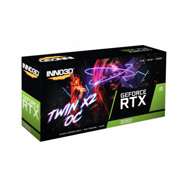 VGA INNO3D GEFORCE RTX 3060 TWIN X2 12GB GDDR6