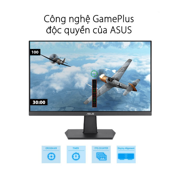 MÀN HÌNH ASUS VA27EHF (27.0 INCH/ FULL HD/ 1MS/ 100HZ/ 250CD/M2/ IPS)