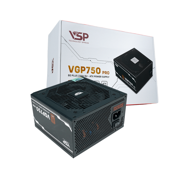 NGUỒN VSP VGP750BRU PRO (750W/ 80 PLUS BRONZE/ ATX/ ĐEN)