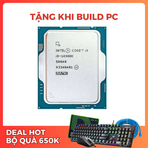 CPU Intel Core I9 14900K  Tray(UP TO 6.0 GHZ, 24 Nhân 32 Luồng, 36MB Cache, Socket 1700, Alder Lake)