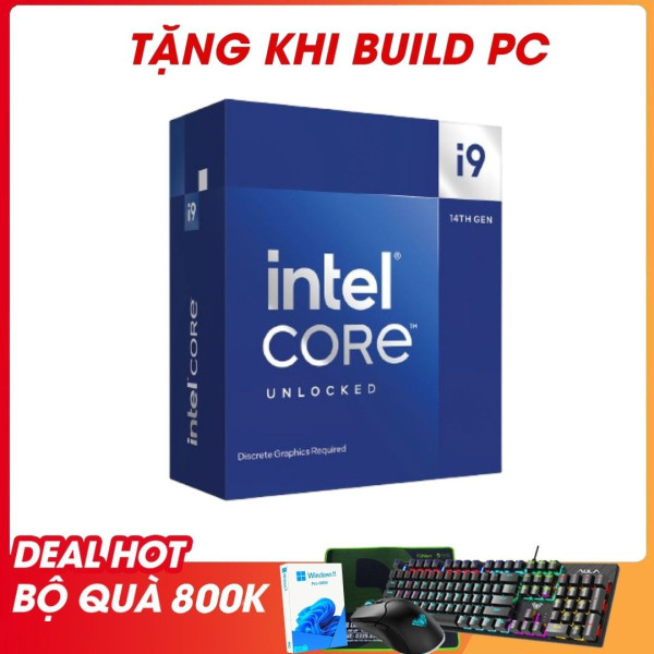 CPU Intel Core I9 14900K  Tray(UP TO 6.0 GHZ, 24 Nhân 32 Luồng, 36MB Cache, Socket 1700, Alder Lake)