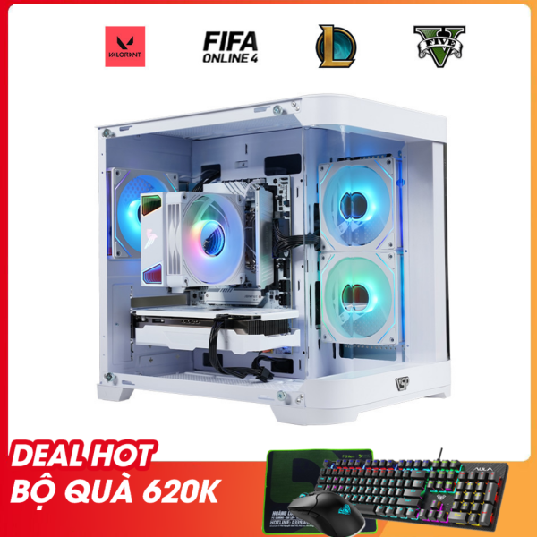 CORE I5 12400F | RAM 16G | NVME 512G | RTX 3060 12G FULL TRẮNG 