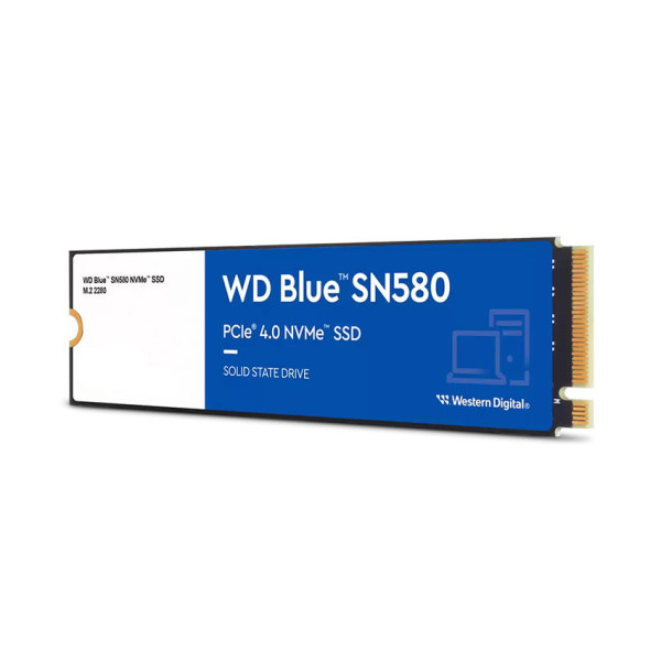 SSD NVME WD BLUE SN580 500GB (ĐỌC 4000Mbs/ GHI 3600MBs) PCIE GEN4 X4 (WDS500G3B0E)