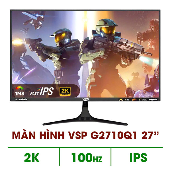 MÀN HÌNH VSP G2710Q1 (27 INCH/2K/IPS/100HZ/1MS/ĐEN)