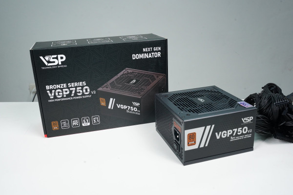NGUỒN VSP 750W 80PLUS BRONZE( Dải điện áp siêu rộng 100-240V) VGP750BRN V2 