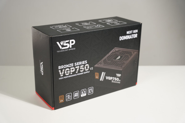 NGUỒN VSP 750W 80PLUS BRONZE( Dải điện áp siêu rộng 100-240V) VGP750BRN V2 