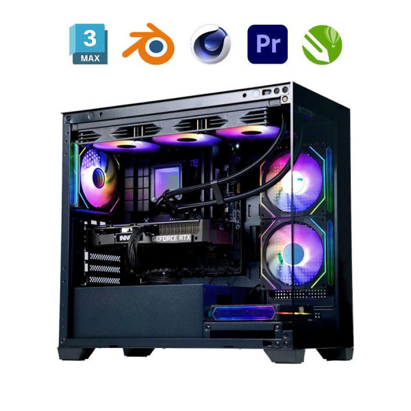 PC ĐỒ HỌA Core I5 14600KF | RAM 32G | RTX 5070 Ti 16G | NVME 512G | WIFI | Tản nước