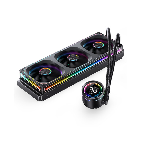 TẢN NHIỆT NƯỚC AIO JONSBO TH-360 ARGB BLACK (HIỂN THỊ NHIỆT ĐỘ)