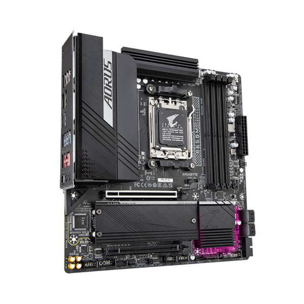 MAIN GIGABYTE B650M AORUS ELITE DDR5 (AMD SOCKET AM5/ M-ATX/ 4 KHE RAM) - BH HLC 36TH