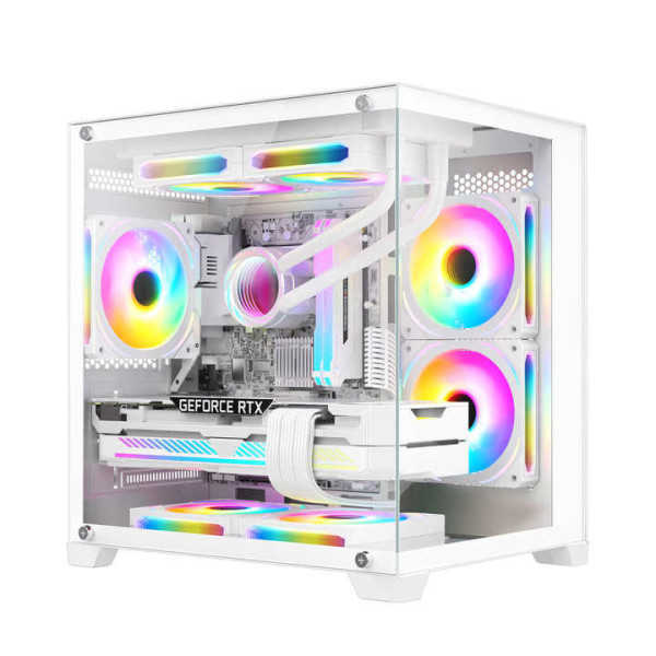 VỎ CASE MAGIC AQUA-M ULTRA WHITE (M-ATX)