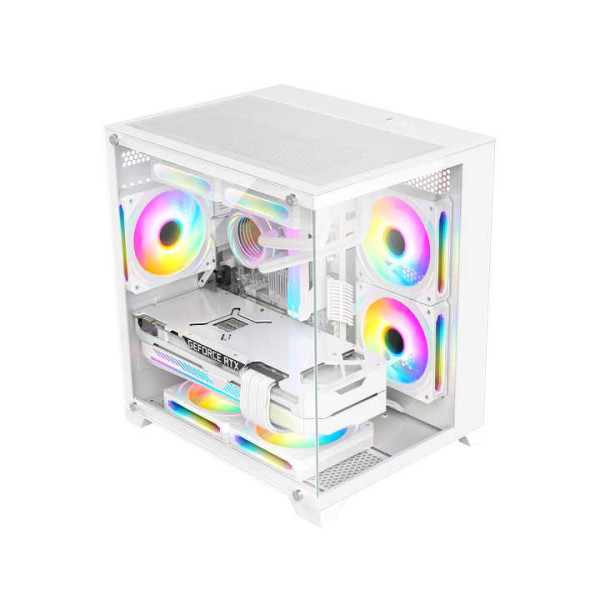 VỎ CASE MAGIC AQUA-M ULTRA WHITE (M-ATX)
