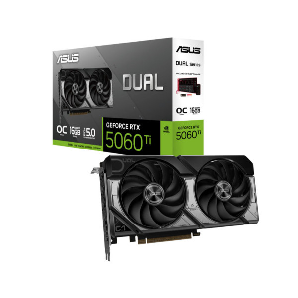 VGA ASUS DUAL RTX 5060 TI 16G OC GDDR7 (DUAL-RTX5060TI-O16G)