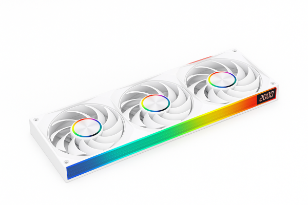 FAN LED ARGB STARLINK 360 WHITE GIÓ XUÔI (FAN LIỀN KHỐI)