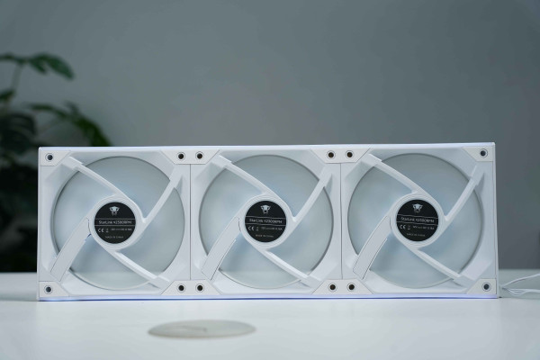 FAN LED ARGB STARLINK 360 WHITE GIÓ XUÔI (FAN LIỀN KHỐI)