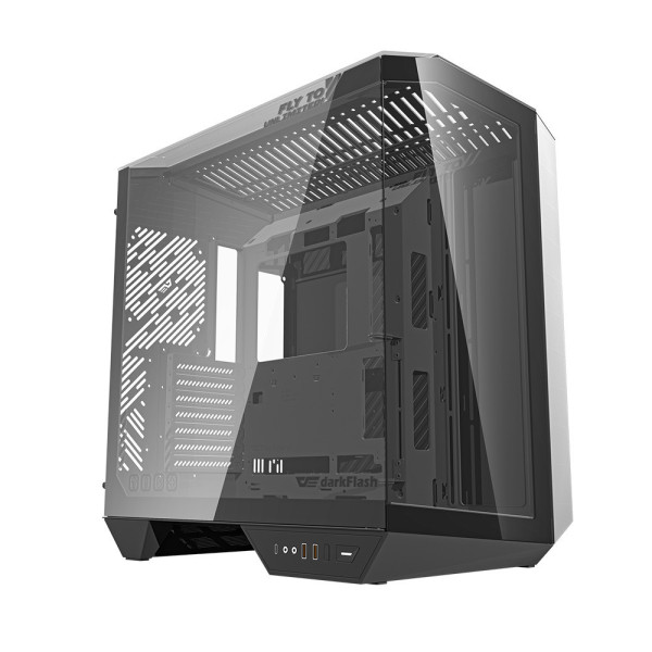 VỎ CASE DARKFLASH DY470 BLACK (ATX, MÀU ĐEN,KHÔNG FAN)