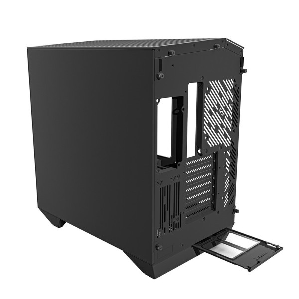 VỎ CASE DARKFLASH DY470 BLACK (ATX, MÀU ĐEN,KHÔNG FAN)
