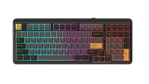 BÀN PHÍM CƠ DAREU EK98 PRO TRIPLE MODE BLACK GOLDEN CLOUDSWITCH