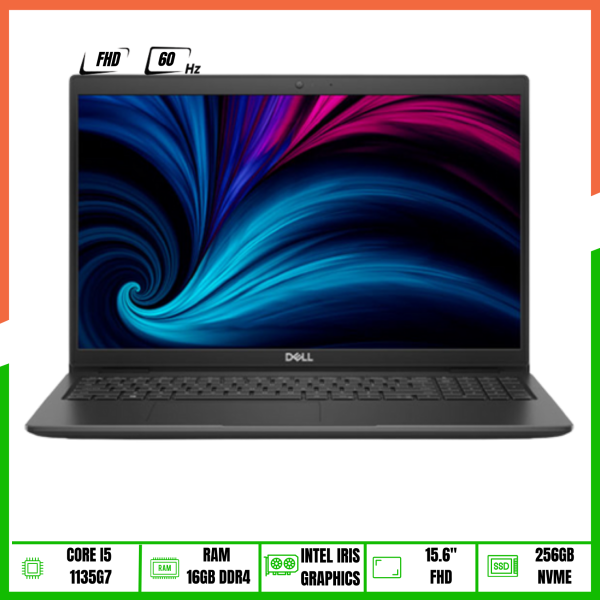 LAPTOP DELL LATITUDE E3520 (I5-1135G7 / RAM 16GB / SSD 256GB / MÀN 15.6'FULL HD)(TH)