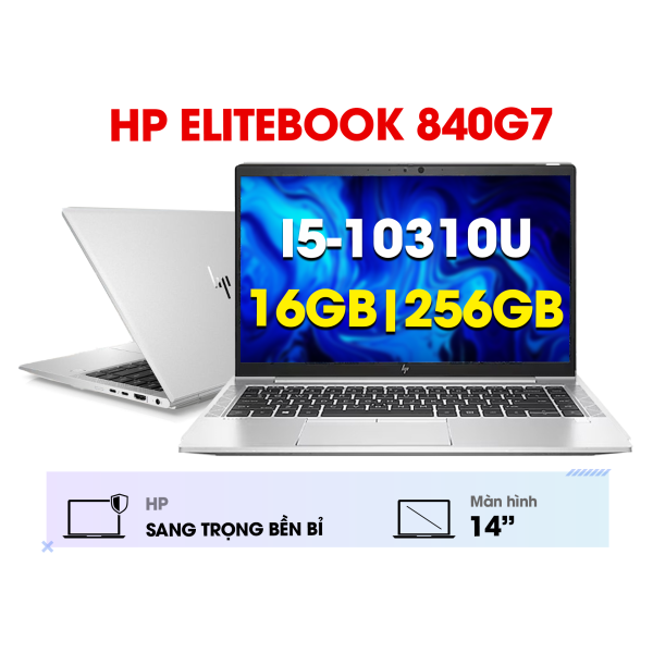 HP ELITEBOOK 840G7 I5 10310U RAM 16G SSD 256GB MÀN 14FHD(TH)
