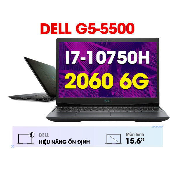 Dell G5-5500 | Core i7-10750H | 16GB | 512GB | RTX 2060 6G | 15.6” FHD 144Hz | Led RGB