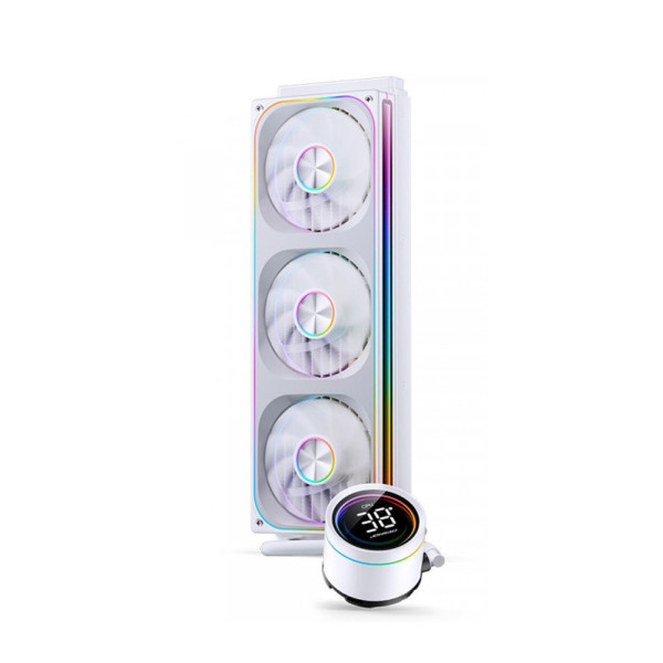 TẢN NHIỆT NƯỚC AIO JONSBO TH-360 ARGB WHITE (HIỂN THỊ NHIỆT ĐỘ)