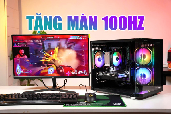Tặng Màn {CORE I3 13100F | RX 580 8G| RAM 16G| NVME 256G}{Q}