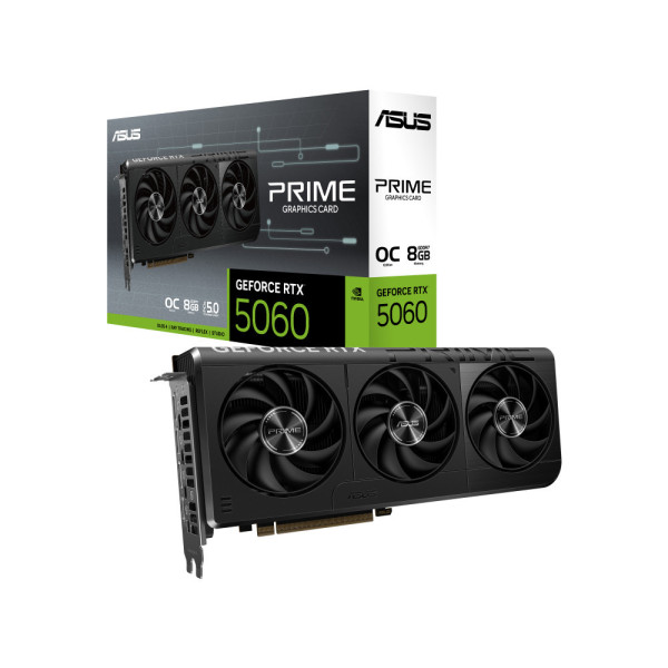 VGA ASUS PRIME GEFORCE RTX 5060 8GB GDDR7 OC EDITION (PRIME-RTX5060-O8G)