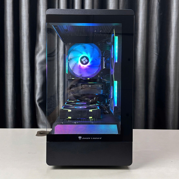 VỎ CASE JUNGLE LEOPARD MS-01 BLACK - No Fan (Micro ATX/ Màu Đen)
