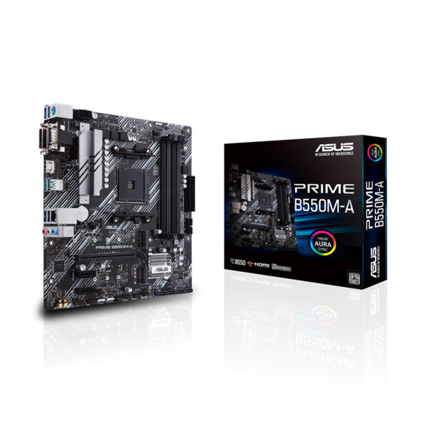 MAIN ASUS PRIME B550M-A (AMD B550, SOCKET AM4,M- ATX, 4 KHE RAM DRR4)
