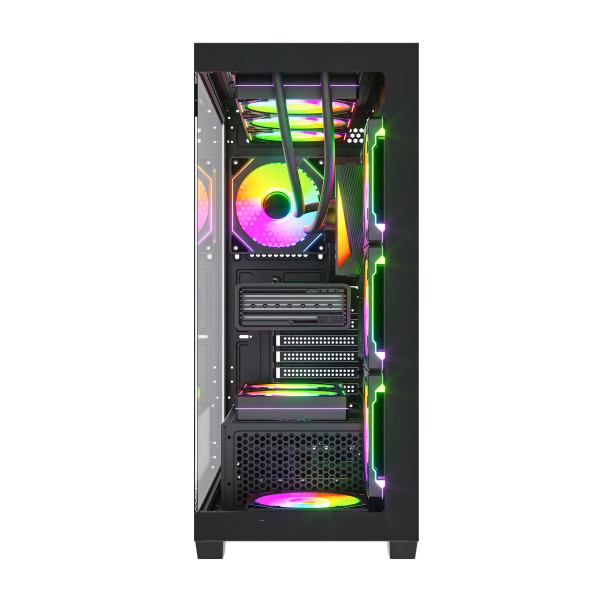 VỎ CASE KENOO ESPORT FK820 - (ATX, MÀU ĐEN/KHÔNG FAN)