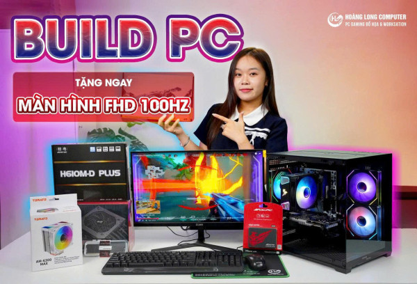 TẶNG KÈM MÀN HÌNH {Core I5 12400F | GTX 1060 6G |Ram 16G | SSD 240G}