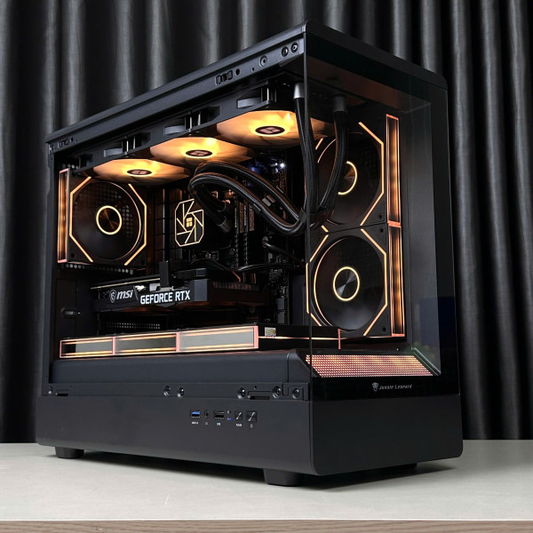 VỎ CASE JUNGLE LEOPARD MS-01 BLACK -  3 FAN (Micro ATX/ Màu Đen)