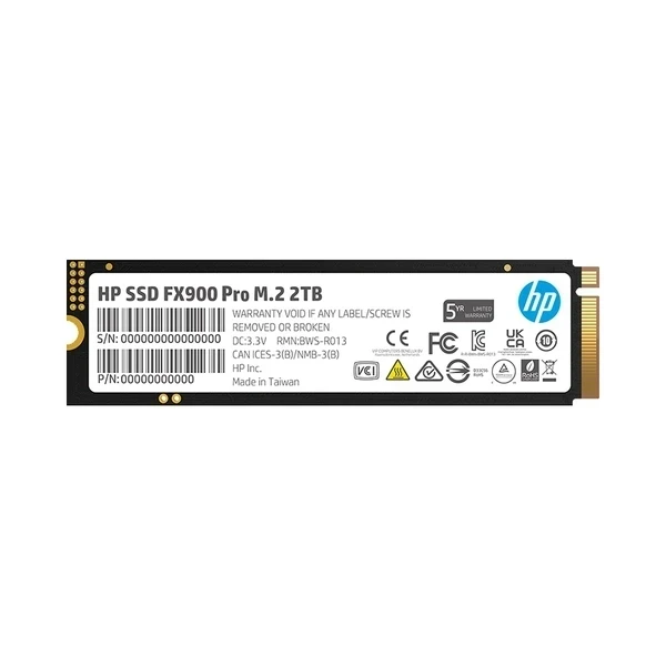 SSD NVME HP FX900 PRO 2TB (ĐỌC 7400MB/S GHI 6700MB/S) M.2 PCIE 4.0 X4 (4A3U1AA)