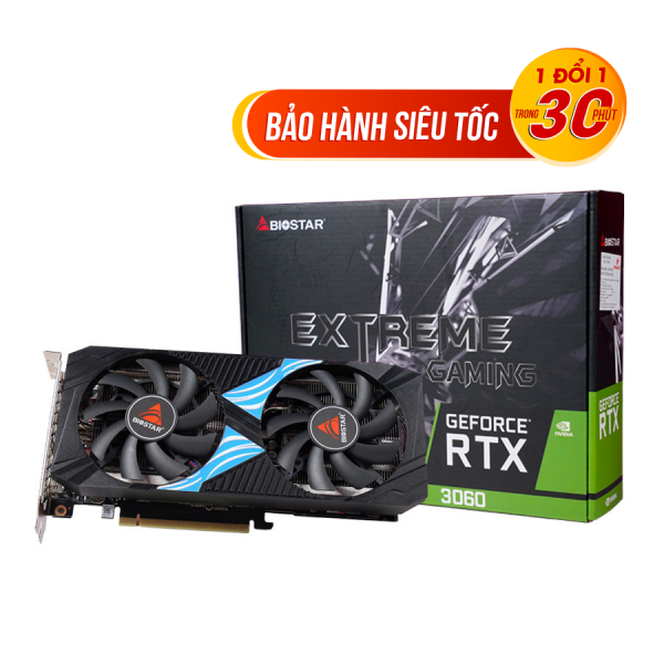 VGA BIOSTAR GEFORCE RTX 3060 12GB GDDR6 EXTREME GAMING