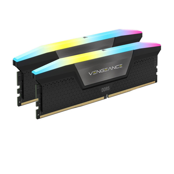 KIT RAM CORSAIR VENGEANCE RGB 64GB (2x32GB) DDR5 6000Mhz (CMH64GX5M2B6000C38)
