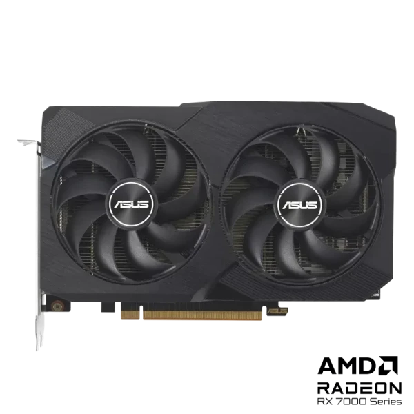 VGA Asus Dual Radeon RX 7600 V2 OC 8GB GDDR6 (DUAL-RX7600-O8G-V2)