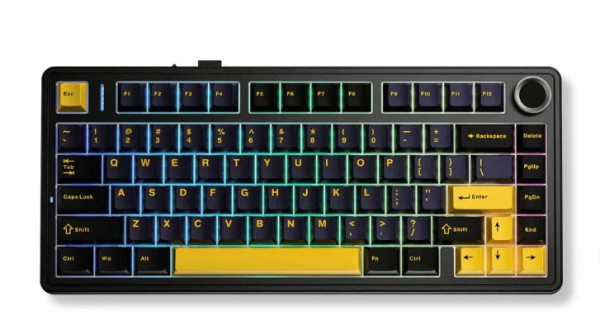 BÀN PHÍM CƠ AULA F75 (ĐEN + XANH ĐẬM + CAM/ REAPER SWITCH/ 3 MODE)