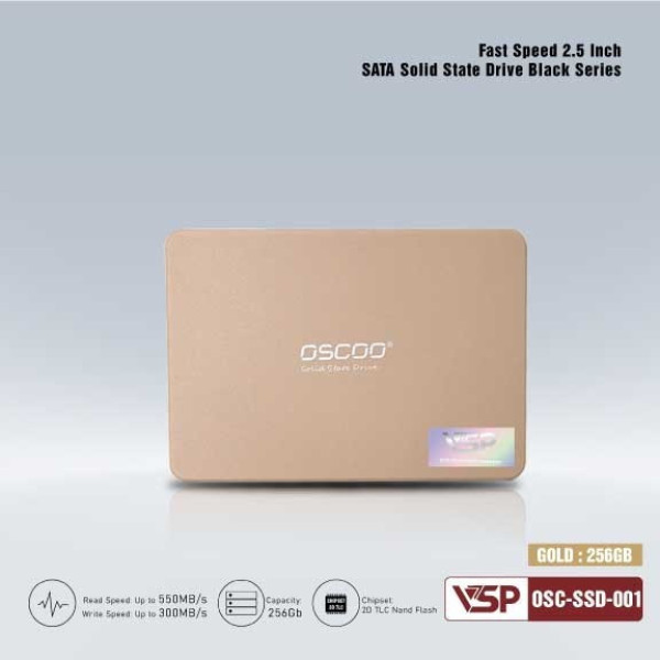 SSD OSCOO 256GB (ĐỌC: 550MB/S GHI: 450MB/S) 2.5INCH SATA3