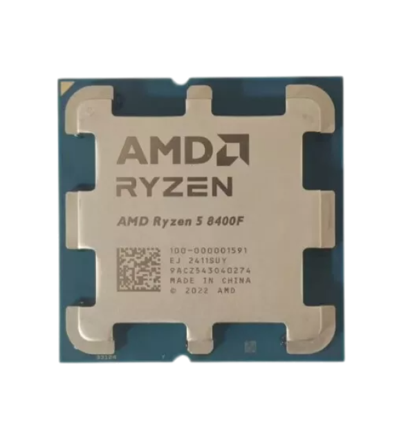CPU AMD RYZEN 5 8400F TRAY (AMD AM5/ 6 CORE/ 12 THREAD/ BASE 4.2GHZ TURBO 4.7GHZ/ CACHE 22MB/ NO IGPU)