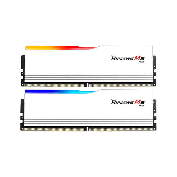 KIT RAM GSKILL RIPJAW M5 RGB 32GB (2X16GB) BUS 6000 DDR5 WHITE(F5-6000J3636F16GX2-RM5RW)